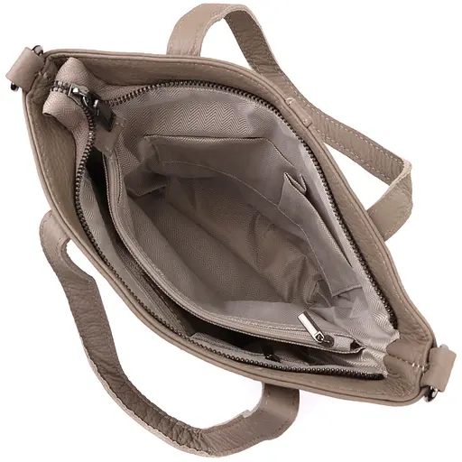 Женская сумка Vintage с ручками из натуральной кожи 24х26х11 см sum0027619 - фото 6