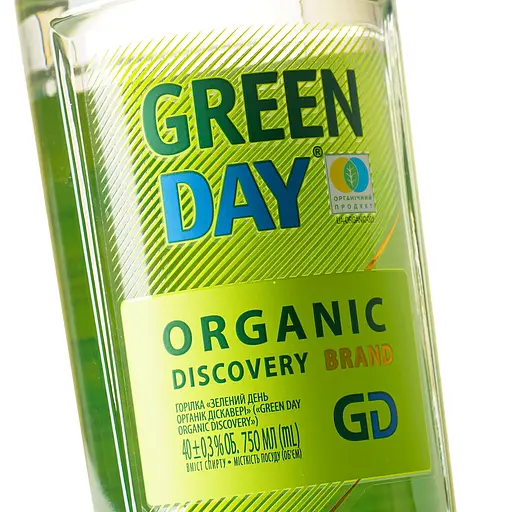 Горілка Green Day Organic Discovery 40% 0.75 л - фото 5