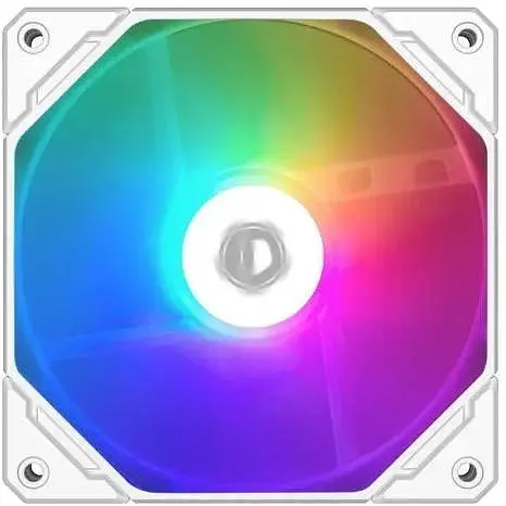 Вентилятор 120 мм ID-Cooling NO-12015-XT ARGB SNOW білий 120x120x15 мм 3pin ARGB 5V 500±200~2000±10% об/хв 13.8~31.2dB(A) - фото 1
