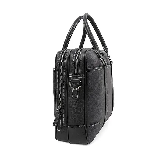 Шкіряна сумка для ноутбука John McDee 40.5х10х29 см sum0025424 - фото 8