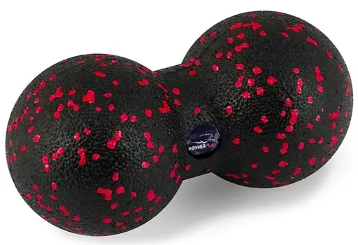 Набор для массажа и йоги PowerPlay PP_4094 EPP (Ролик 30*15 + 2 мяча) Red + резинка 11 кг (PP_4094_Red) - фото 5