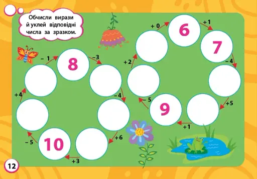 Мінітренажер. Вирази та числові розмальовки - фото 2