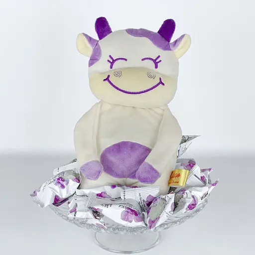 Мягкая игрушка Коровка для конфет 26см - фото 5