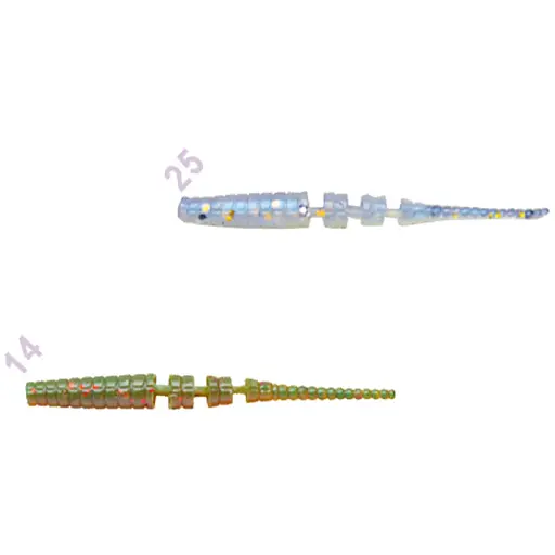 Силикон Crazy Fish Polaris 1.2" #14/25 часник (16 шт/уп)