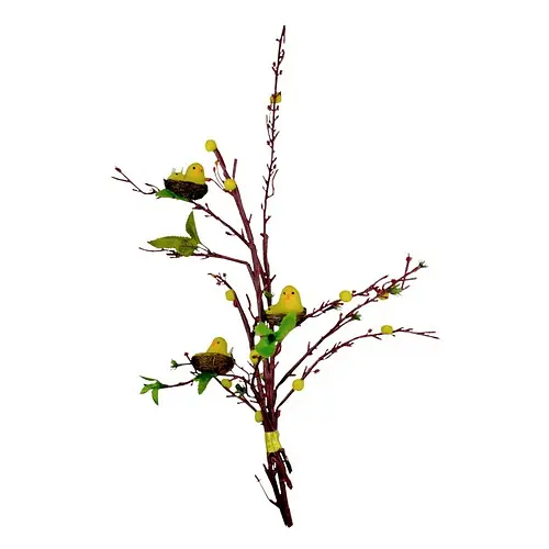 Пасхальное дерево с цыплятами - фото 1