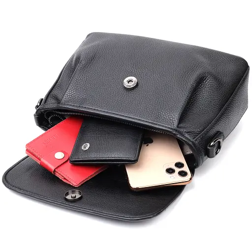 Кожаная сумка женская Vintage 25х17.5х9 см sum0024662 - фото 7