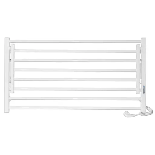 Электрический полотенцесушитель Laris Зебра Астор ЧФ8 1000x500 Е правый R3 77700079, Белый, Правое, Электронный - фото 2