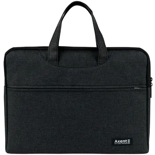 Сумка для документів текстильна Axent А4 1 відділення темно-сіра (1632-02-A)
