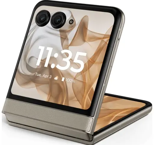 Смартфон Motorola Razr 50 8/256GB Beach Sand UA UCRF - фото 3