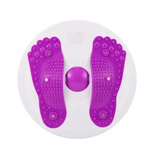 Диск массажный "FitGo" NE-F2234 бело-фиолетовый