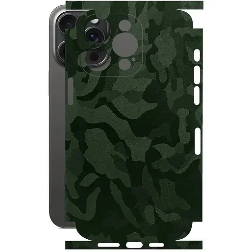 Захисна плівка StatusSKIN для Apple iPhone 15 Pro Max Корпус Вініл Камуфляж зелений - фото 1