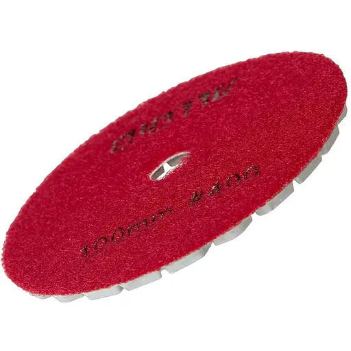 Круг алмазний Alloid Building Tools Combs шліфувальний на липучці 100 мм зерно 400 (DD-63382) - фото 3