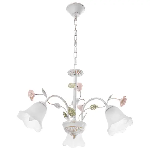Люстра підвісна Brille флористика E27 60W WH (BKL-521S/3)