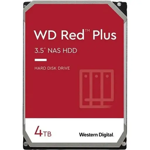 Жесткий диск Western Digital Red Plus 4.0TB SATA 256MB (WD40EFPX) - фото 1