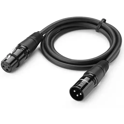 Аудіокабель подовжувач мікрофонний Ugreen AV130 Cannon Male to Female Microphone Extension 20708 - фото 1