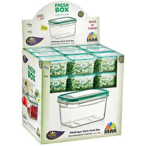 Контейнер Irak Plastik Fresh прямокутний 4.5 л прозорий (00-00006455) - фото 4