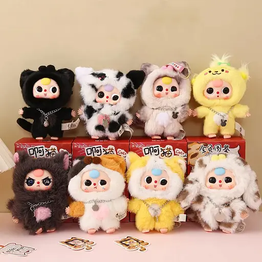 Колекційна м'яка іграшка-сюрприз з кільцем Pop Top Baby Three Котики та песики (CRP2601) - фото 11