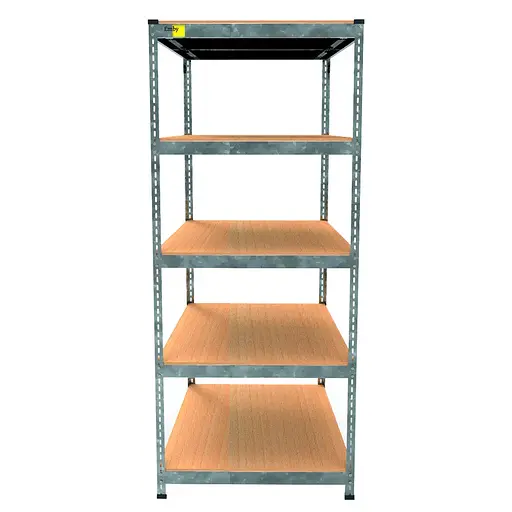 Металевий стелаж Emby Light Series (розмір 1800х600x600мм) 5 полиць ДСП до 100кг Оцинкований