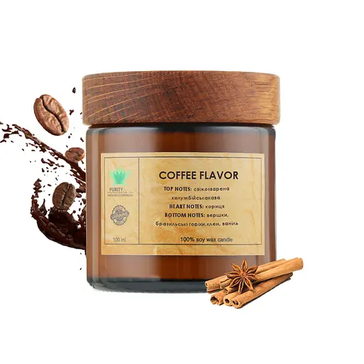 Аромасвечка Coffee flavor M PURITY 100 г - фото 1