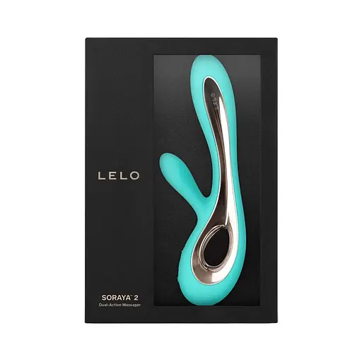 Вибратор-кролик Lelo Soraya 2 22 см бирюзовый - фото 2