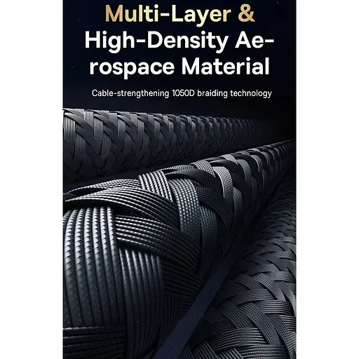 Кабель Baseus Unbreakable USB-A to USB-C 100W 2m Cluster Black (P10355801111-01) [152049] - фото 12