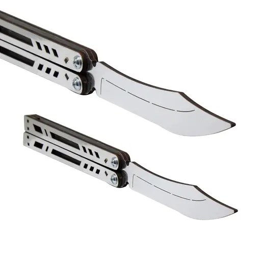 Сувенирный нож «Бабочка CHROME» SO2BALcr Сувенир-декор, на листе (4820242990343) - фото 6