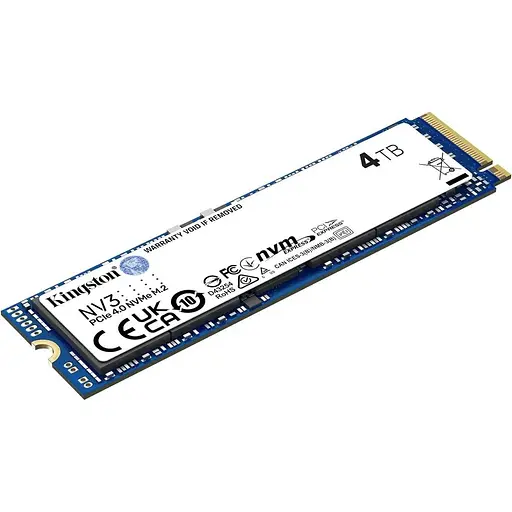 Накопитель SSD NVME - твердотельный диск KINGSTON NV3 4TB (SNV3S/4000G) - фото 1