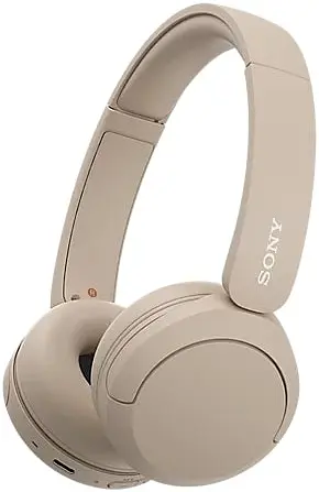 Наушники On-ear WH-CH520 BT 5.2, SBC, AAC, Wireless, Mic, Бежевый Sony teh0013181 - фото 1