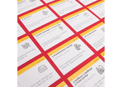 Настольная игра English Student Карточки для изучения английского языка English Student HoReCa English Vocabulary (укр.) (591225970) - фото 3