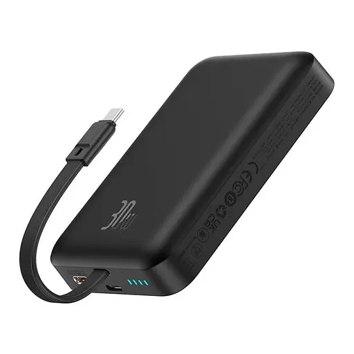 Павербанк Baseus Magnetic Mini Black 10 000 mAh / 30 Вт (P1002210B113-00) - фото 2