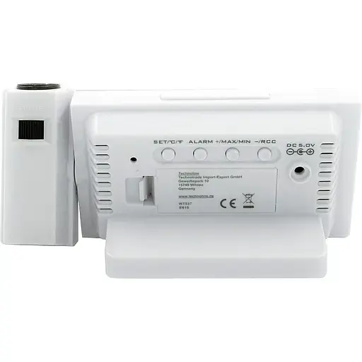 Часы проекционные Technoline WT537 White (WT537) - фото 5