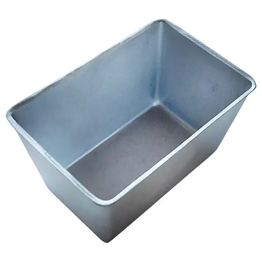 Форма двойная хлебная для выпечки бородинского хлеба Л12а алюминий (17*11*9 см), Хлібпром 81362 - фото 3