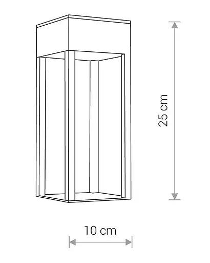 Вуличний світильник Nowodvorski 8146 Structure led - фото 2