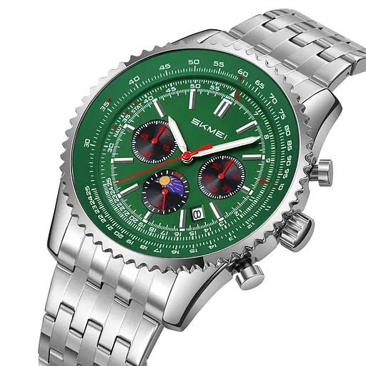 Наручний годинник чоловічий 9348GN Green Skmei acs0030886 - фото 2