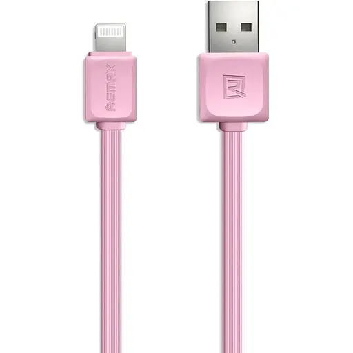 Кабель Remax 1 м Fleet Speed для iPhone 5/6 розовый Lightning