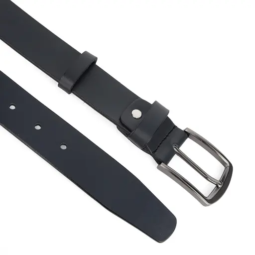 Ремень мужской кожаный Handycover НС-3428 синий (130 см) - фото 2