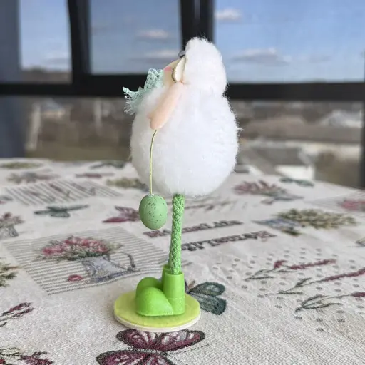 Великодній баранчик "Весняний стиль" білий MIS LT - фото 3