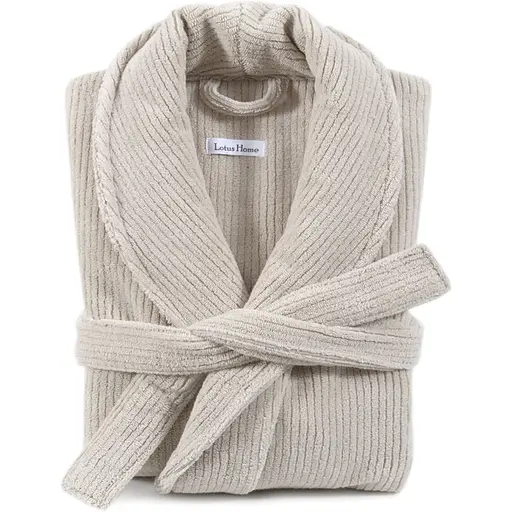 Халат Lotus Home Bold New махровый 2XL бежевый (svt-2000022347914)