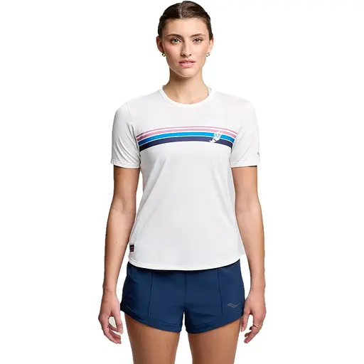Футболка Saucony Stopwatch Graphic Short Sleeve 4 L White (1097-SAW800490-WHS4 L)