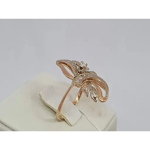 Золоте кільце Гаразд з діамантами. 302403 19 - фото 6