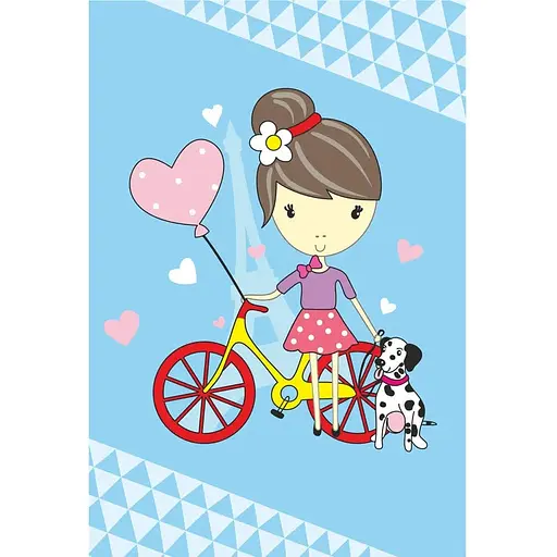 Полотно на картоне с контуром Rosa Start Солнечная прогулка 20х30 хлопок акрил