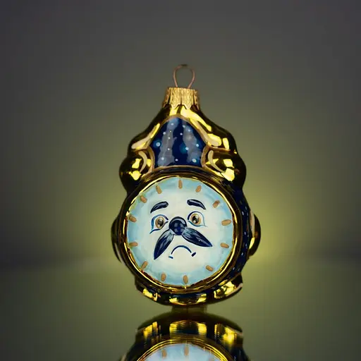 Ялинкова прикраса Різдвяні історії Зірковий годинник скло (4820001155198) - фото 4