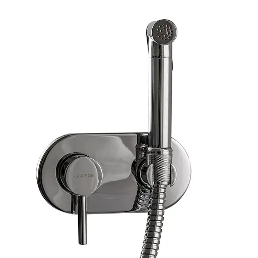 Набір гігієнічного душа прихованого монтажу Globus Lux GLN-2-106MIX, Хром - фото 1