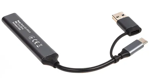 USB-хаб Maxxter USB 3.0 HU3C-4P1CN-01 (HU3C-4P1CN-01) - фото 3