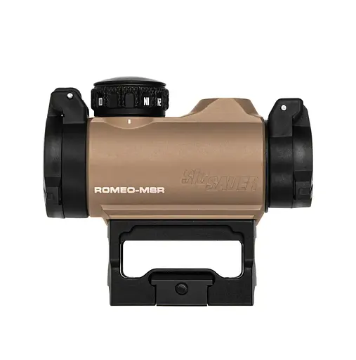Прицел коллиматорный Sig Sauer Optics Romeo MSR 1x20мм 2 MOA  Red Dot FDE - фото 4