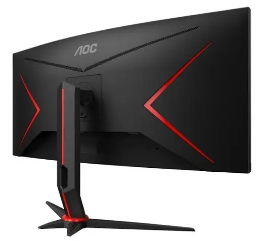 Монiтор 34" AOC CU34G2XP/BK Black/Red - фото 5