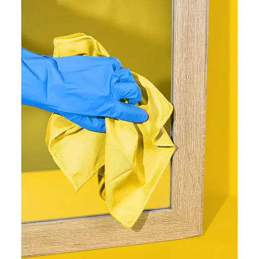 Серветка для скла з мікрофібри Добра господарочка 30х30 см - фото 3