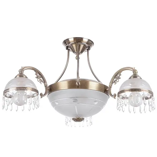 Люстра потолочная Brille классическая E14 60W BZ (BKL-459C/5)