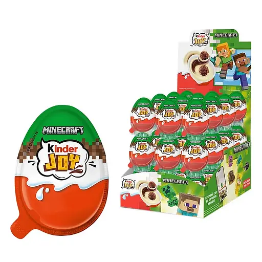 Набор Kinder Joy 10 шт Киндер Minecraft Майнкрафт по 20 г - фото 1