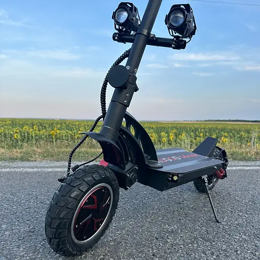 Электросамокат KUGOO G-Booster 1200W*2 (2400W) 23Ah черный, полноприводный без сидения (2025 года) - фото 7